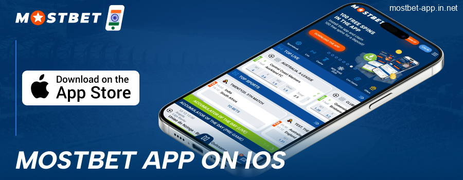 Description of Mostbet App IN for iOS